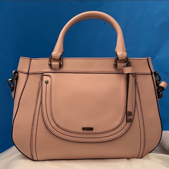 😎 BRAHMIN Raelynn Blossom Pink Galveston Satchel NWT $345 - Picture 7 of 13